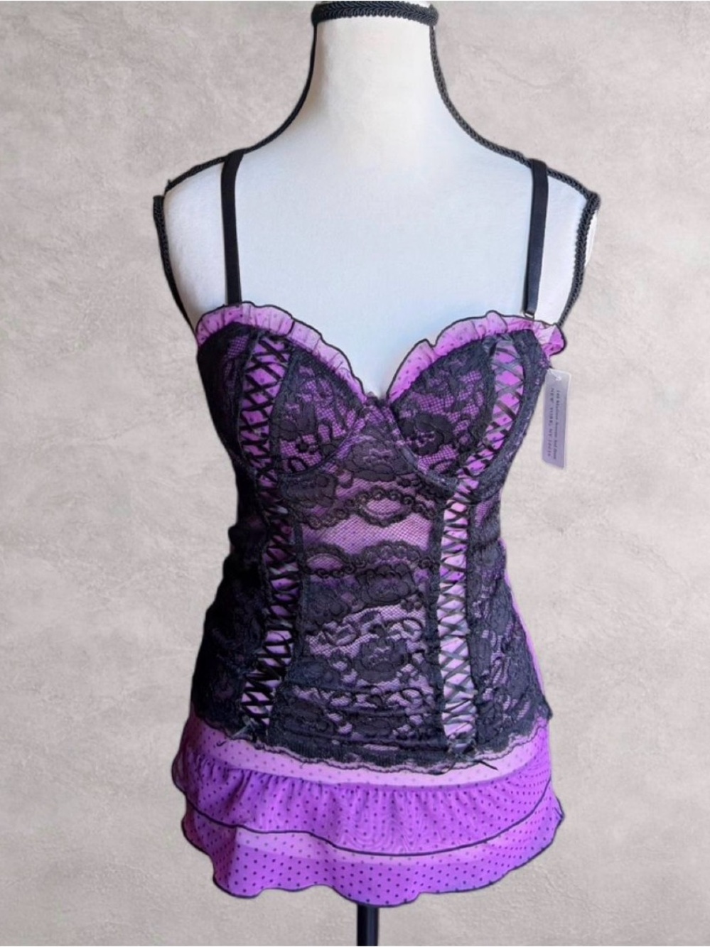 Native Intimates Lace Bustier Cami - 34B